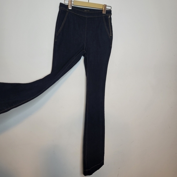 Massimo Dutti High Waist Bell Bottom Jeans Size 2 - Picture 5 of 12